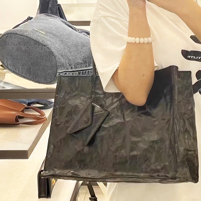 Korean Casual Kraft Paper Tote - огляд і ціна Luxury Tote Bags With Zipper