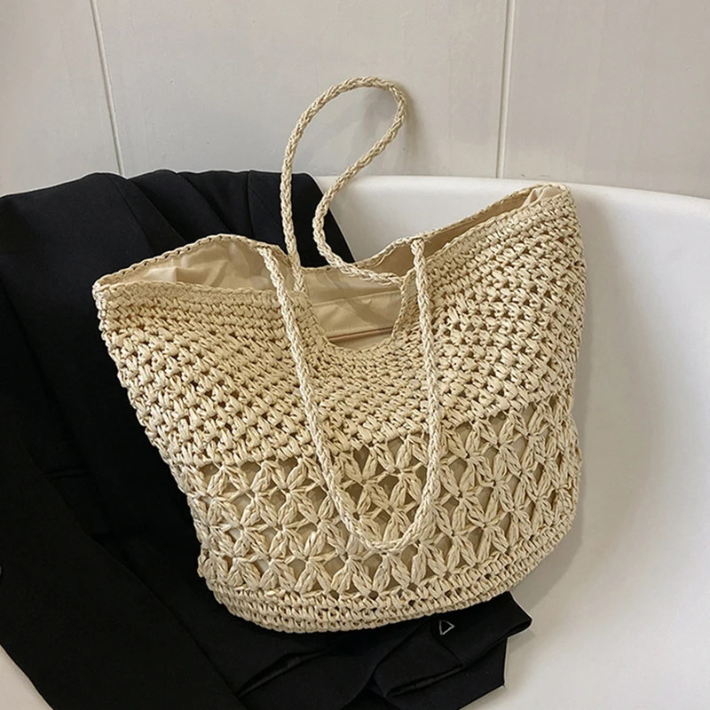 Casual Design Straw Weave Bags - огляд і ціна Luxury Tote Bags With Zipper