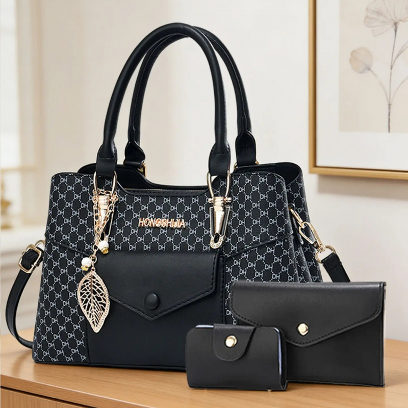 high-end textured large-capaci - огляд і ціна Luxury Tote Bags With Zipper