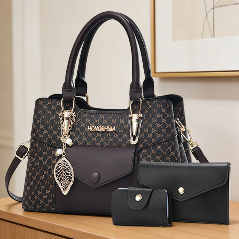 high-end textured large-capaci - огляд і ціна Luxury Tote Bags With Zipper