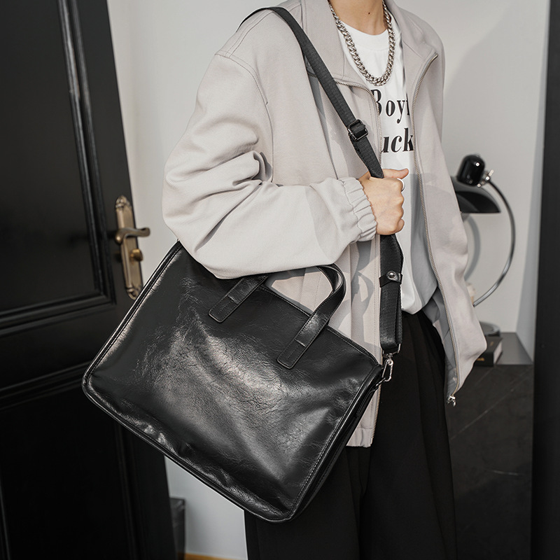 Casual Business Men's Handbag  - огляд і ціна Luxury Tote Bags With Zipper