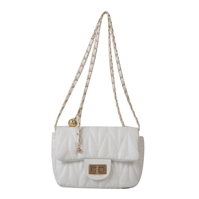 Women Quilted PU Crossbody Bag - огляд і ціна Chain Crossbody Quilted