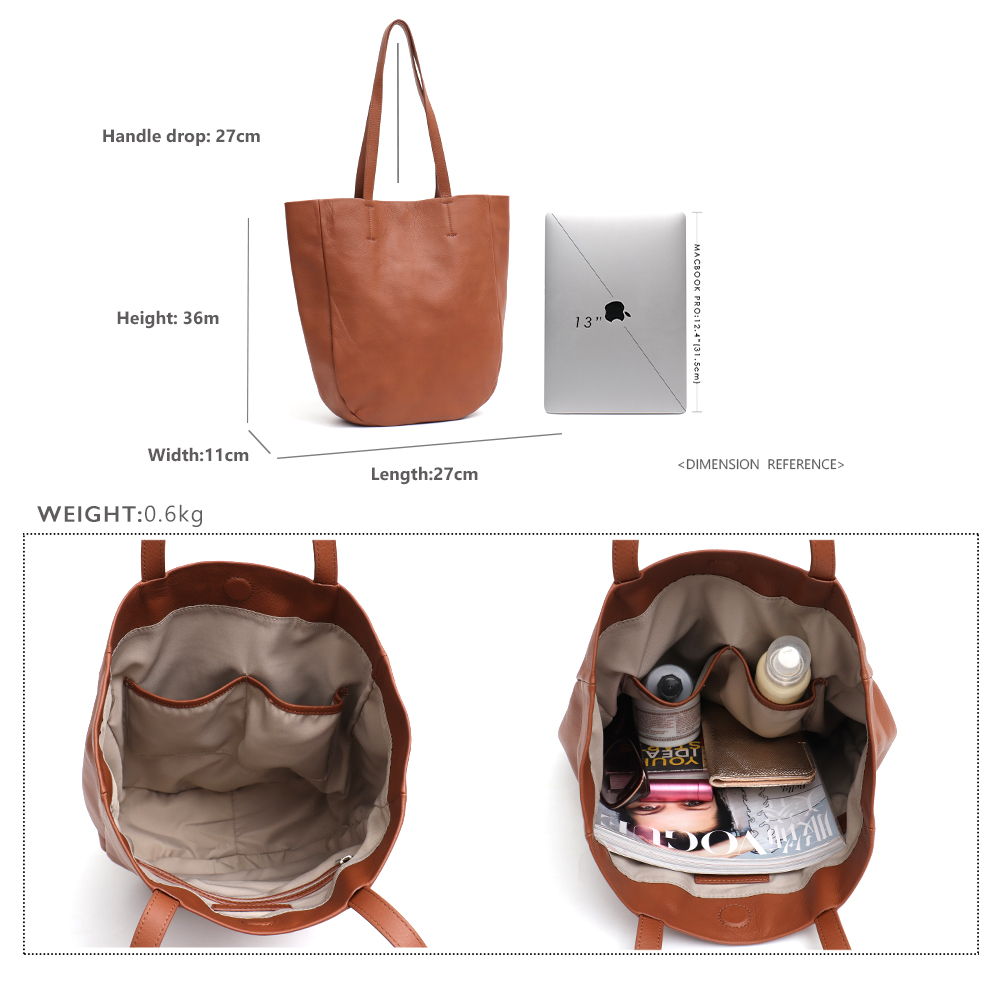 SC Luxury Italian Genuine Leat - огляд і ціна Luxury Tote Bags With Zipper