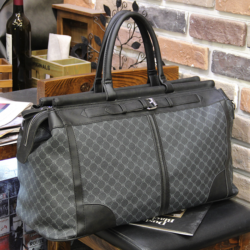 Fashion Plaid Travel Bag Men H - огляд і ціна Luxury Tote Bags With Zipper