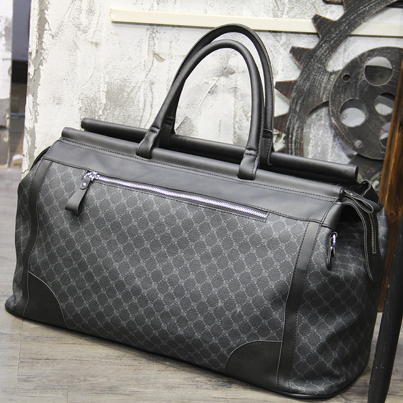 Fashion Plaid Travel Bag Men H - огляд і ціна Luxury Tote Bags With Zipper