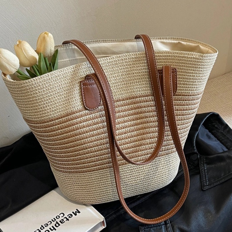 Straw bag bag women's summer i - огляд і ціна Luxury Beach Bags Ysl