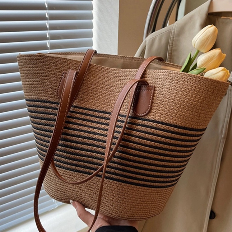 Straw bag bag women's summer i - огляд і ціна Luxury Beach Bags Ysl