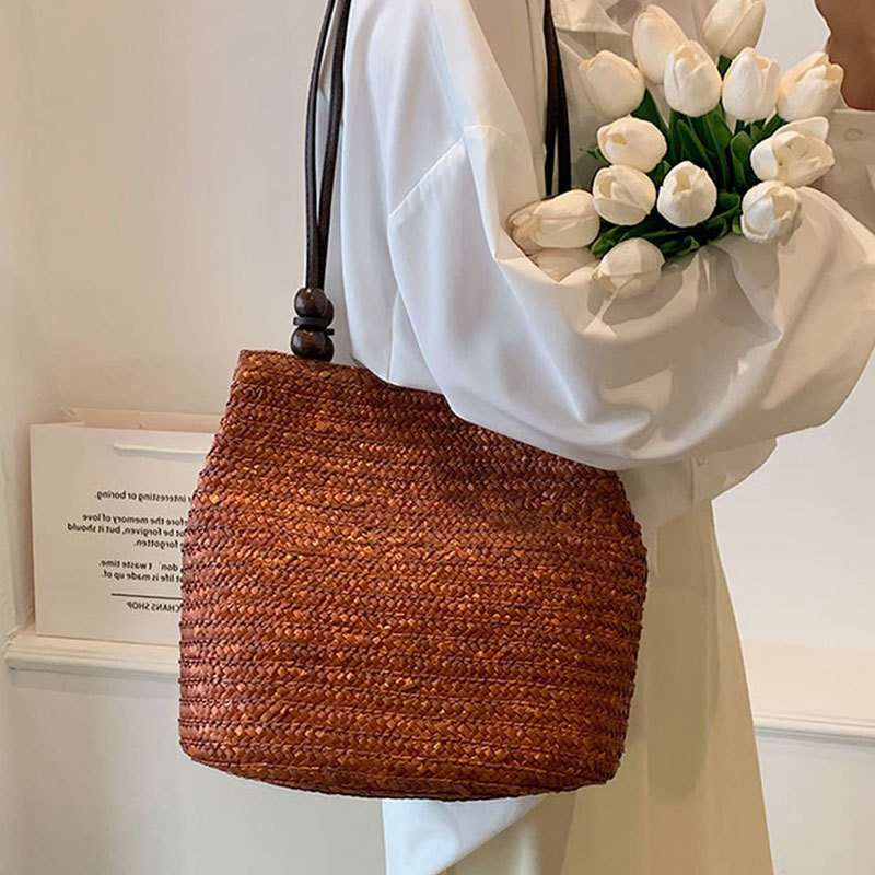 Casual Straw Woven Shoulder Ba - огляд і ціна Luxury Beach Bags Ysl
