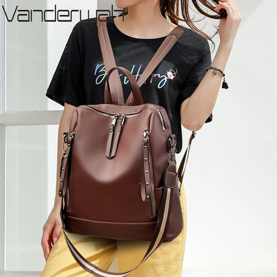 Brand Luxury Backpacks Soft Le - огляд і ціна Luxury Tote Bags With Zipper