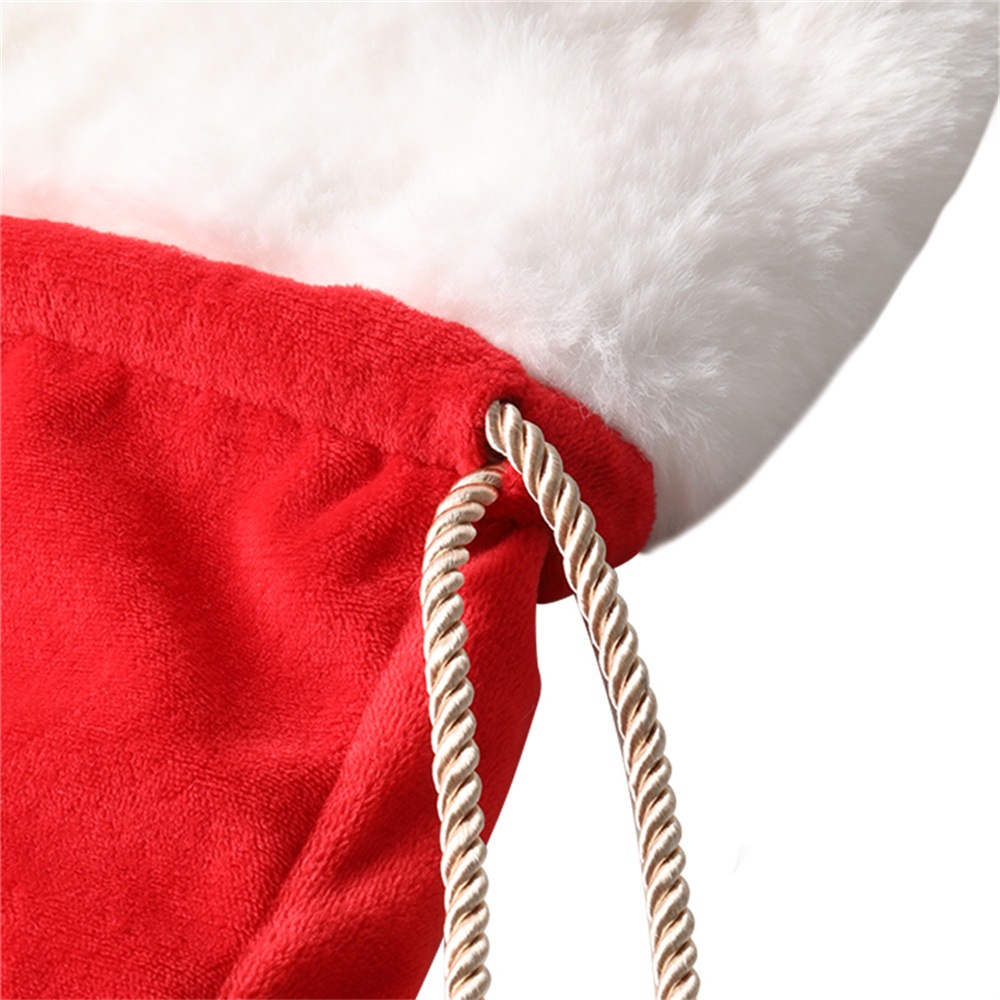 Plush Christmas Santa Sack Cor - огляд і ціна Luxury Xmas Bags