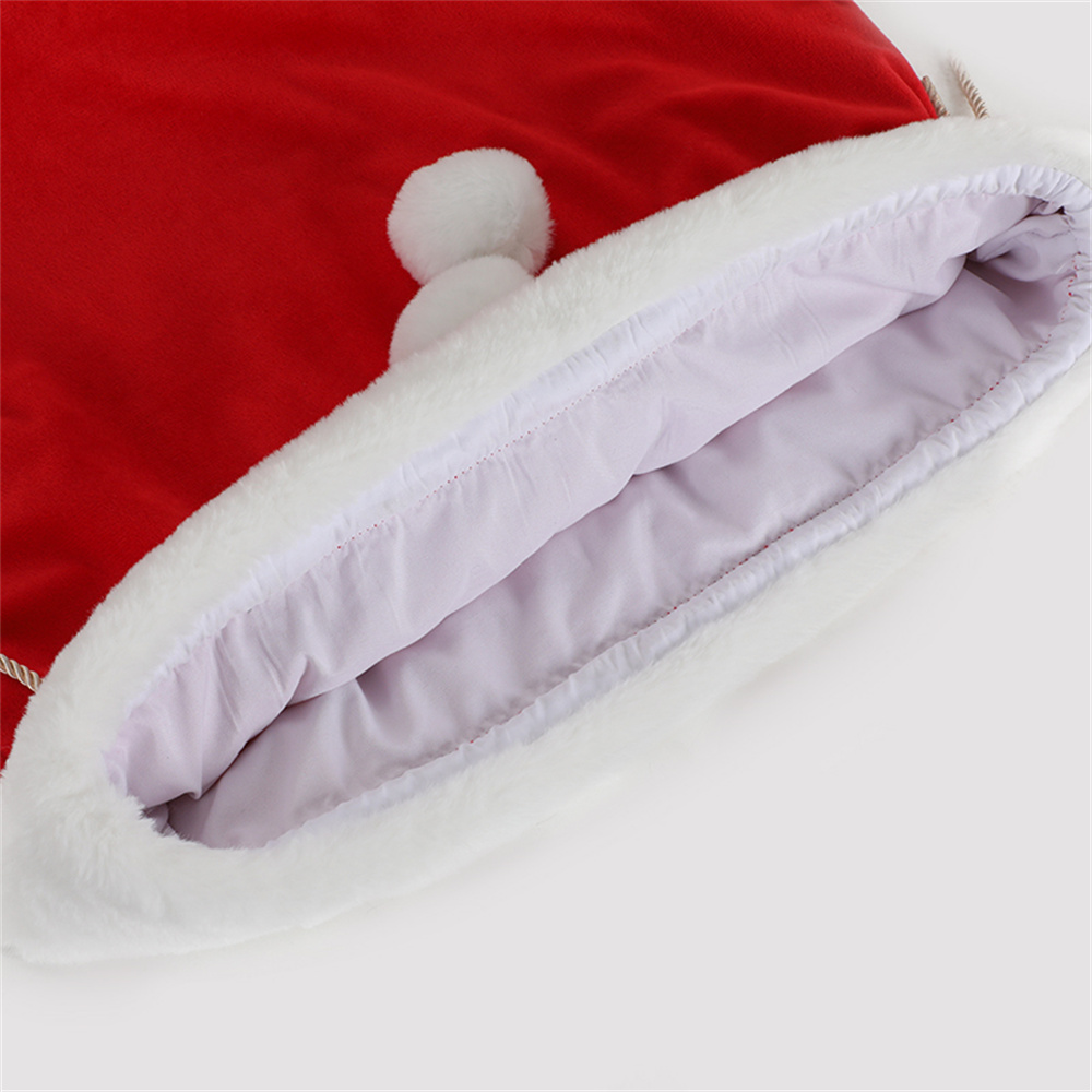 Plush Christmas Santa Sack Cor - огляд і ціна Luxury Xmas Bags