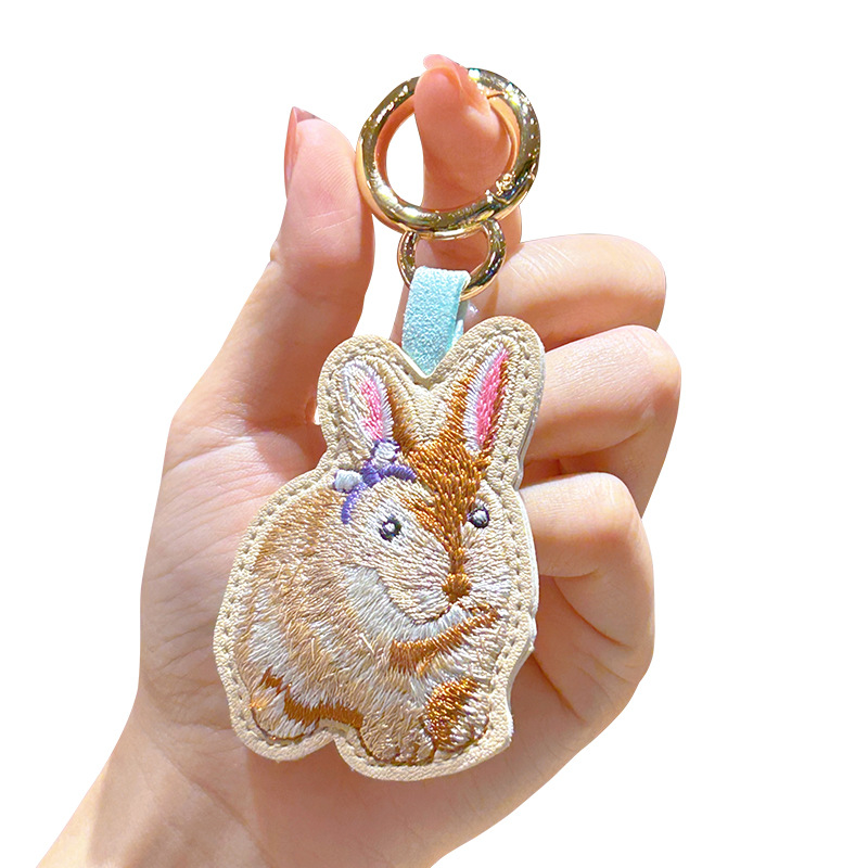 Embroidery Keychain Cute Rabbi - огляд і ціна Luxury Xmas Bags
