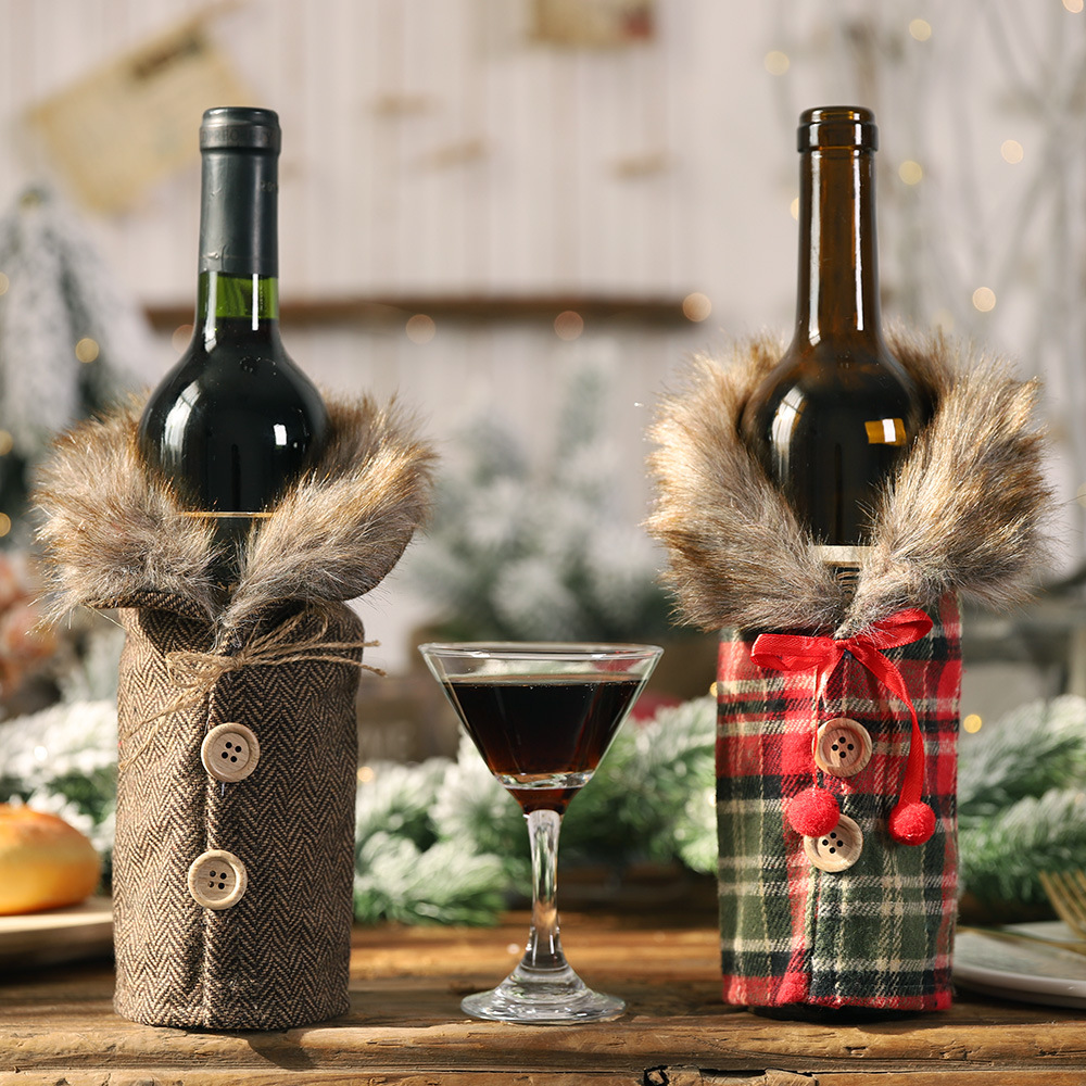 Luxury Christmas Wine Bottle C - огляд і ціна Luxury Xmas Bags