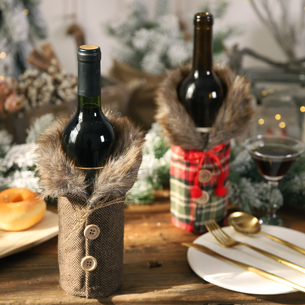 Luxury Christmas Wine Bottle C - огляд і ціна Luxury Xmas Bags