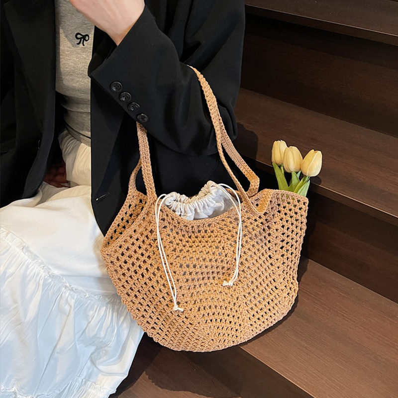2025 Latest Summer Beach Straw - огляд і ціна Luxury Beach Bags Ysl