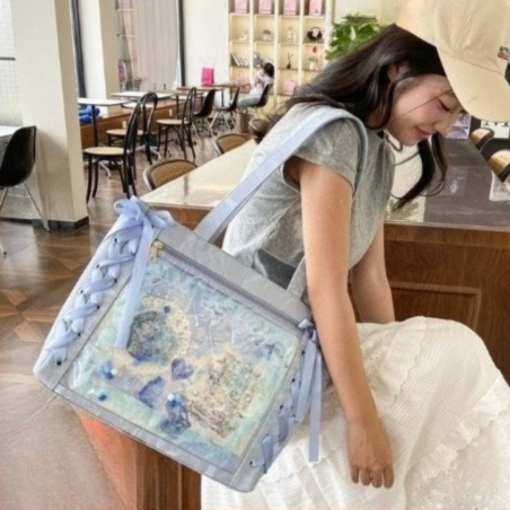 Versatile Fashion Ribbon Itaba - огляд і ціна Luxury Tote Bags With Zipper