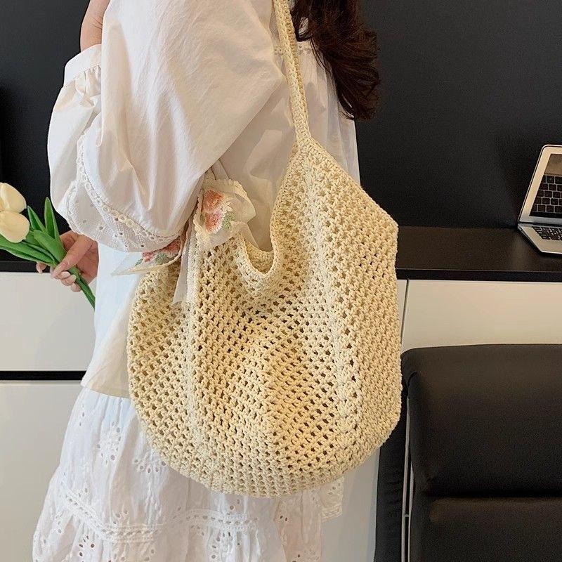 .Hot-Large Capacity Woven Bag  - огляд і ціна Luxury Beach Bags Ysl