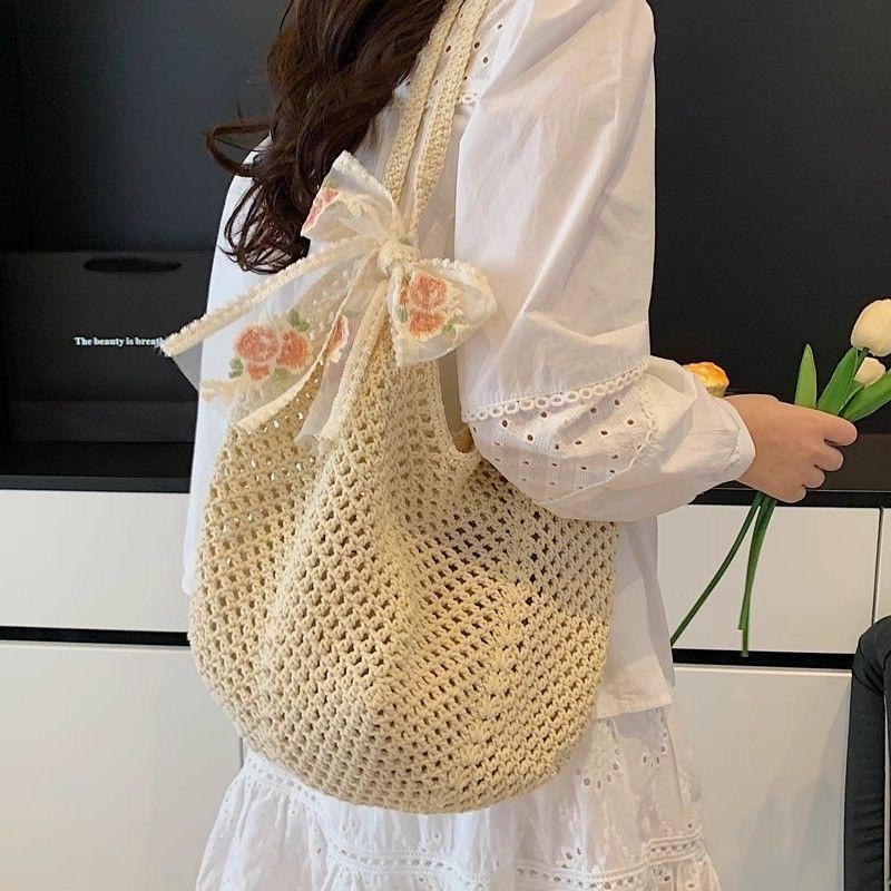 .Hot-Large Capacity Woven Bag  - огляд і ціна Luxury Beach Bags Ysl