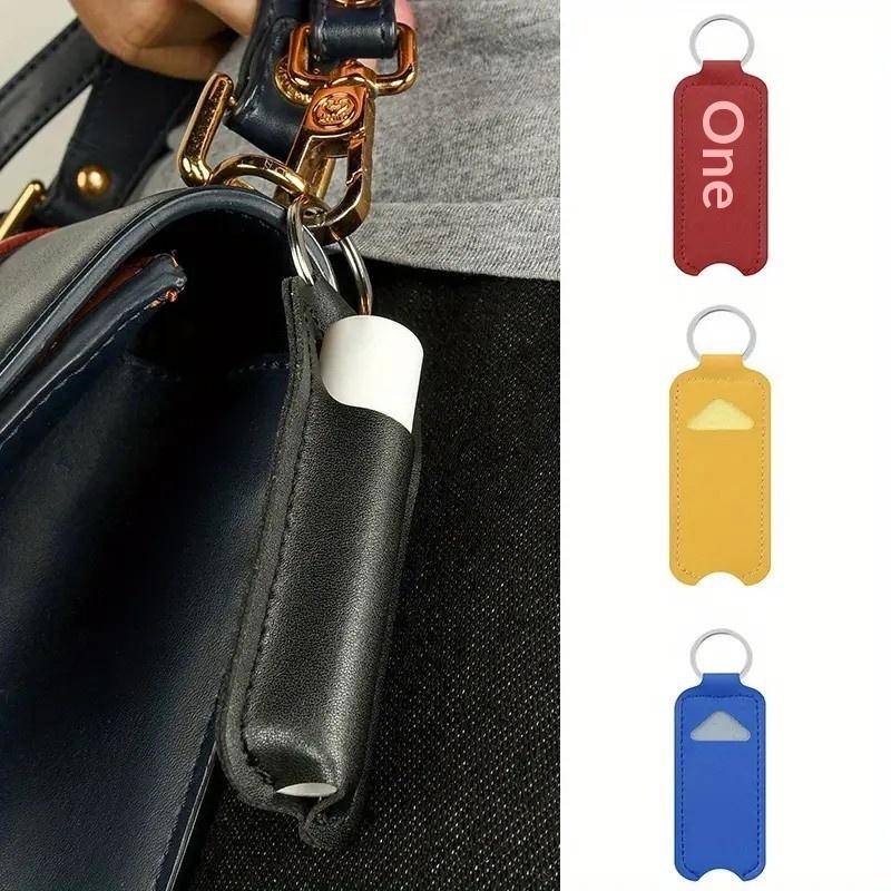 Pu Leather Chapstick Pouch Key - огляд і ціна Key Holder Leather Pouch