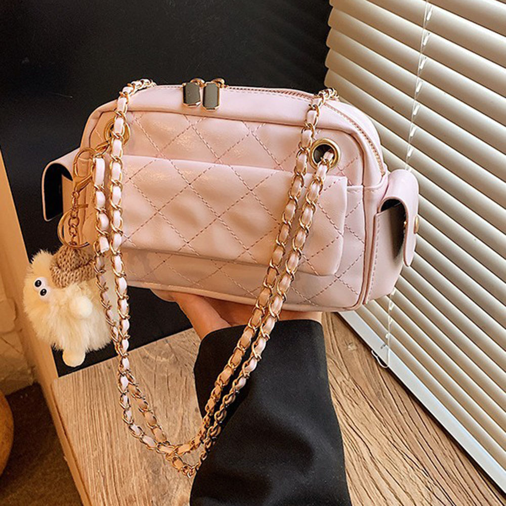 Quilted Pattern Chain Design C - огляд і ціна Chain Crossbody Quilted