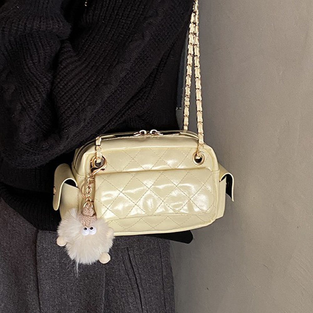 Quilted Pattern Chain Design C - огляд і ціна Chain Crossbody Quilted